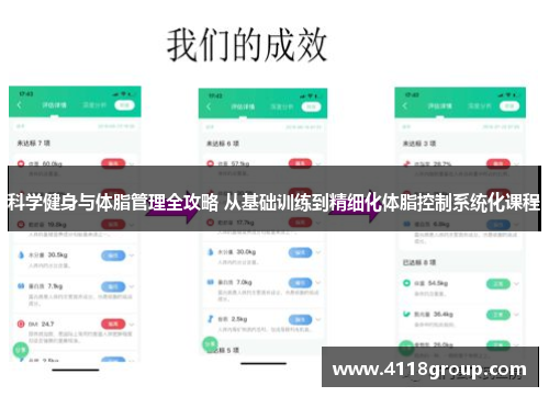 科学健身与体脂管理全攻略 从基础训练到精细化体脂控制系统化课程